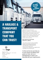Logistics A4 Leaflets by  