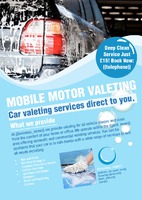 Car Wash A5 Leaflets by  
