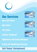 Car Wash A5 Leaflets by 