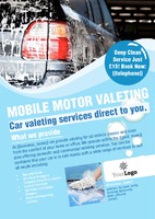 Car Wash A5 Flyers by  