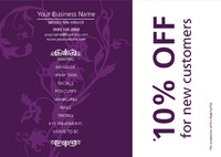 Hair A5 Leaflets by Simon Tranter 