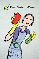 Cleaning Business Card  by  