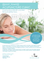 Health And Beauty A6 Leaflets by  