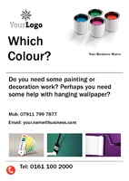 Painters and Decorators A5 Leaflets by  