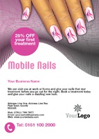Beauty Salon A6 Leaflets by  