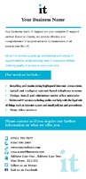 Technology 1/3rd A4 Leaflets by  