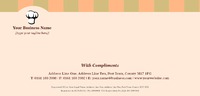 Restaurant 1/3rd A4 Stationery by Templatecloud 