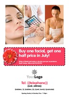 Beauty Salon A6 Leaflets by 