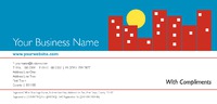 Property 1/3rd A4 Compliment Slips by  