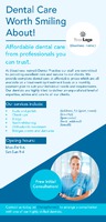 Dentists 1/3rd A4 Leaflets by  