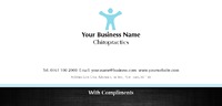 Chiropractic 1/3rd A4 Stationery by  