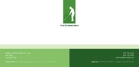 Golf Teacher 1/3rd A4 Stationery by  