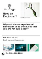 Electrician A6 Leaflets by  