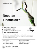 Electrician A6 Leaflets by 