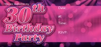  1/3rd A4 Invitations by  
