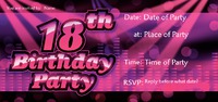  1/3rd A4 Invitations by  