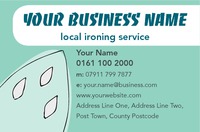 Ironing and Laundry Services Business Card  by  