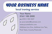 Ironing and Laundry Services Business Card  by  