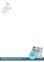 Plumbers 1/3rd A4 Stationery by  