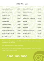 Beauty Salon A6 Leaflets by 
