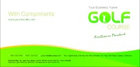 Golf 1/3rd A4 Stationery by  