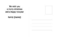  A6 Christmas Cards by Templatecloud