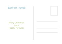  A6 Christmas Cards by Templatecloud