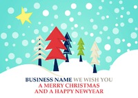  A5 Christmas Cards by Templatecloud 