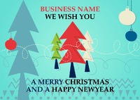  A5 Christmas Cards by Templatecloud 