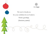  A5 Christmas Cards by Templatecloud