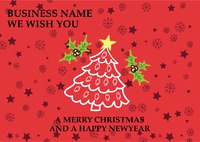  A5 Christmas Cards by Templatecloud 