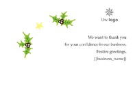  A5 Christmas Cards by Templatecloud