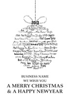  A6 Christmas Cards by Templatecloud 