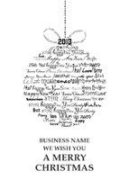  A6 Christmas Cards by Templatecloud 