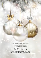  A6 Christmas Cards by Templatecloud 