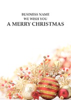  A6 Christmas Cards by Templatecloud 