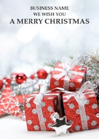  A6 Christmas Cards by Templatecloud 