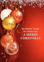  A6 Christmas Cards by Templatecloud 