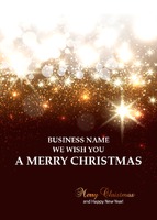  A6 Christmas Cards by Templatecloud 