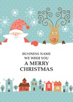  A6 Christmas Cards by Templatecloud 
