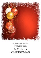  A6 Christmas Cards by Templatecloud 
