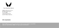 Suit Hire 1/3rd A4 Stationery by  