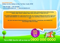 Home Maintenance A6 Leaflets by Rebecca Doherty