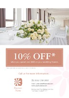 Florist A5 Leaflets by 