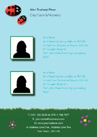 Nursery A5 Leaflets by Rebecca Doherty
