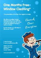 Window Cleaning A6 Leaflets by 