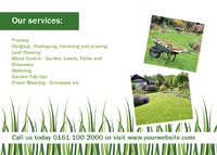 Garden Maintenance A6 Postcards by 