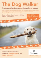 Dog Walkers A4 Leaflets by  