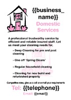 Cleaning A6 Leaflets by Rebecca Doherty