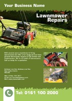 Lawn Mowing A5 Leaflets by Rebecca Doherty 
